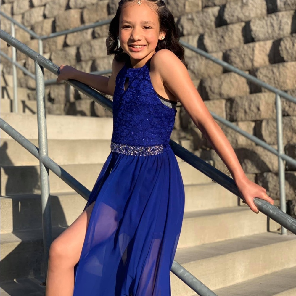Beautiful royal blue formal dress